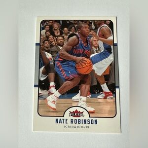 Fleer Nate Robinson Basketball Trading Card - Blue & Orange